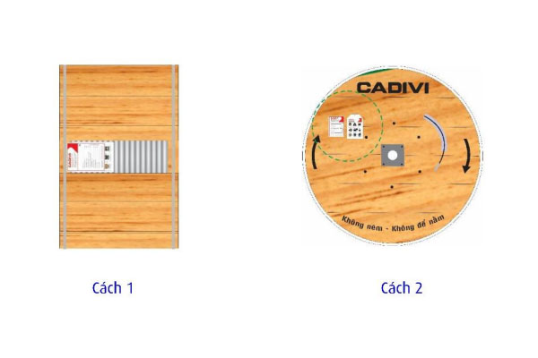 Yêu cầu về vị trí gắn nhãn dây cáp điện CADIVI